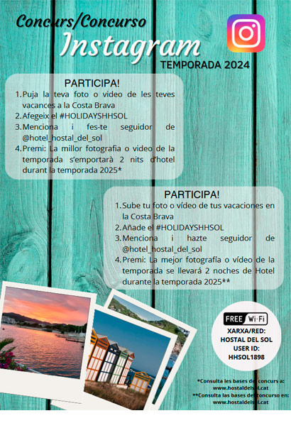 Concurs d’Instagram de l’Hotel Hostal del Sol